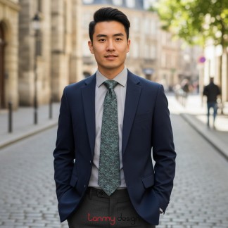 Cà vạt lụa tơ tằm cao cấp M23